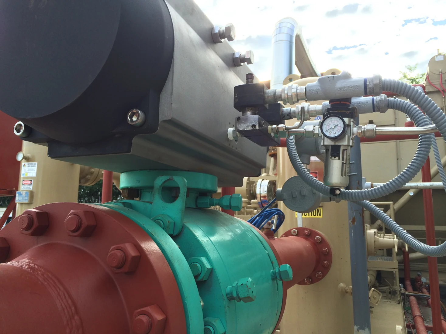 Emergency shutdown commissioning at compressor stations